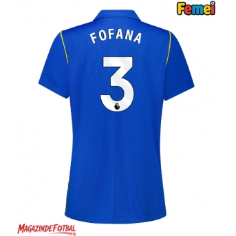Chelsea Wesley Fofana #3 Tricou Fotbal Replică 2026-27 Femei Acasa